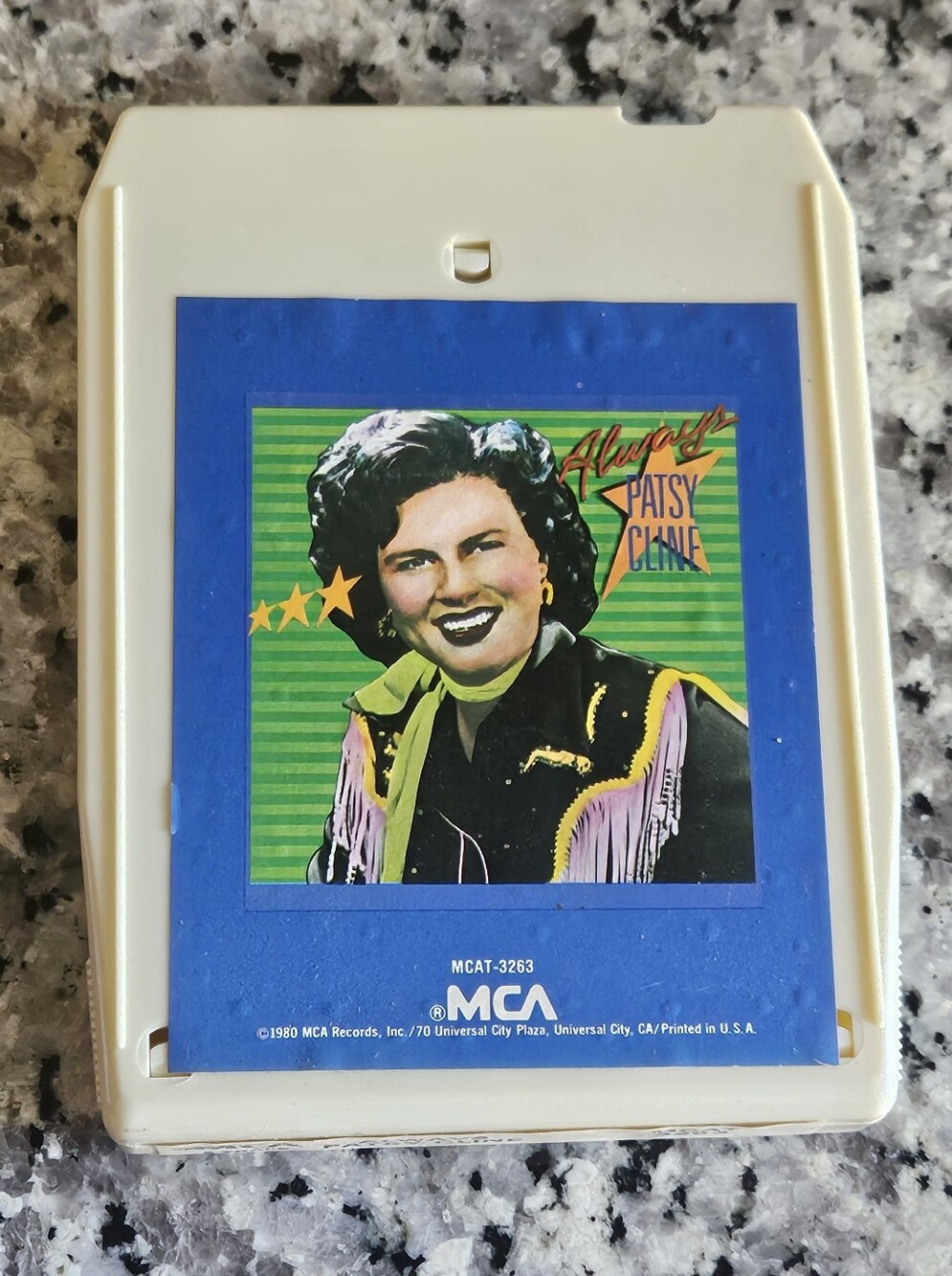 Patsy Cline Always 1980 MCA Country Music 8 Track Tape Vintage Music